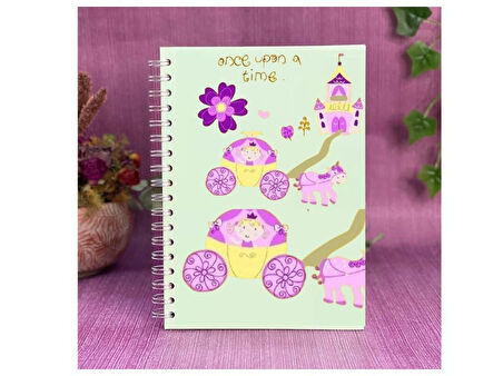 2 ADET DEFTER STİCKER,LAPTOP STİCKER  PRENSES DESENLİ PVC 70X50X0,5CM