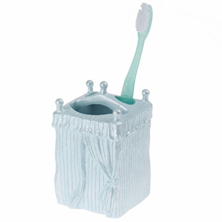 2 ADET DİŞ FIRÇALIK DENİZ FENERİ MODEL POLİRESİN 7X7X12CM BANYO SETİ