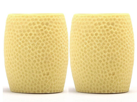 2 ADET KALEMLİK SARI PETEK OFİS GERECİ 8X8X10CM 400ML