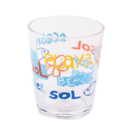 2 ADET KALEMLİK DENİZ DESENLİ OFİS GERECİ 8X8X9CM