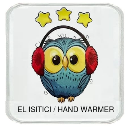 SIA  BAYKUŞ CEP SOBASI,EL ISITICI,SICAK SU TORBASI PVC  10x9,5cm