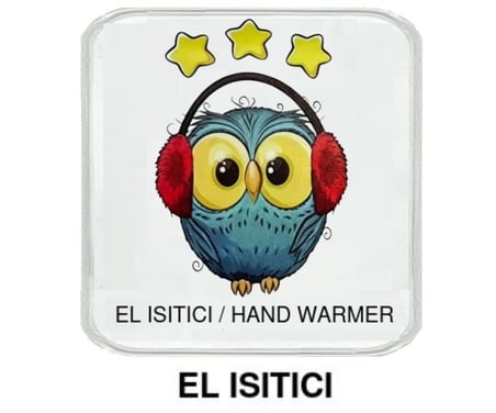 SIA  BAYKUŞ CEP SOBASI,EL ISITICI,SICAK SU TORBASI PVC  10x9,5cm