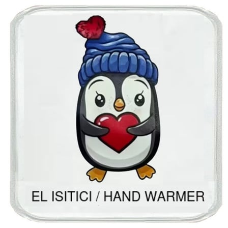 SIA PENGUEN CEP SOBASI,EL ISITICI,SICAK SU TORBASI PVC  10x9,5cm