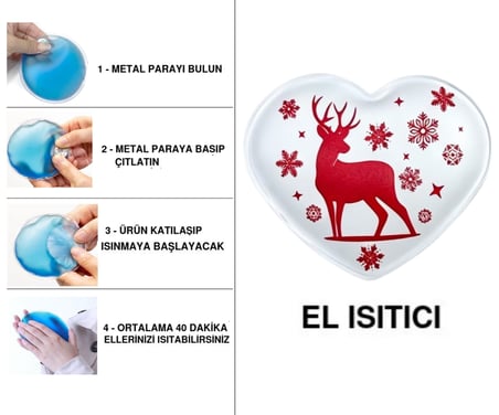 SIA KARDA GEYİK CEP SOBASI,EL ISITICI,SICAK SU TORBASI PVC  9cm