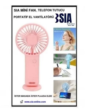 MİNİ FAN,ŞARJLI EL VANTİLATÖRÜ USB ÖZELLİKLİ 19cm