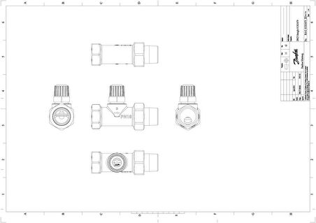 Danfoss-Iki Yollu Vana 013G1679