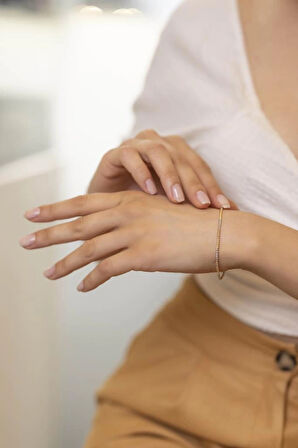 Yiğitbaşı Gold 14 Ayar Fancy Bileklik