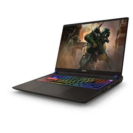MSI Vector 16 HX AI Ultra 7 255HX 8GB 1TB SSD RTX5070TI/12GB 140W 16'' WUXGA FDOS Gaming Laptop