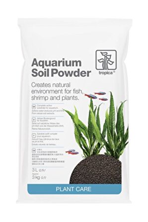 TROPİCA - AQUARİUM SOİL POWDER 3 LT K.rengi