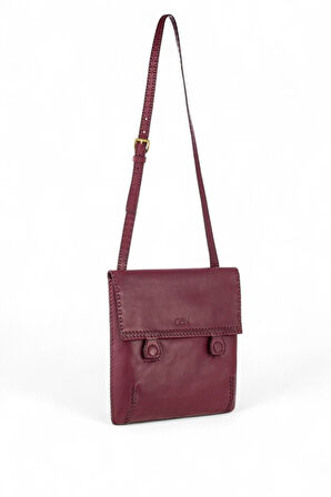 Gön Gümüşlük Mor Kadın Çapraz Askılı Çanta 01 Gümüşlük