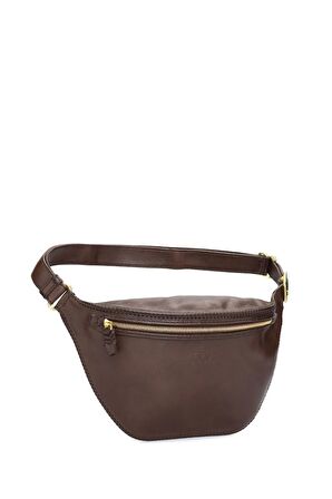 Gön Sofa Kahve Deri Kadın Bel Çantası 04 173 Sofa