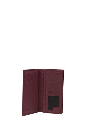 Bilik Deri  Bordo Rölax Deri Unisex Portföy & Clutch Çanta AR05 700-R