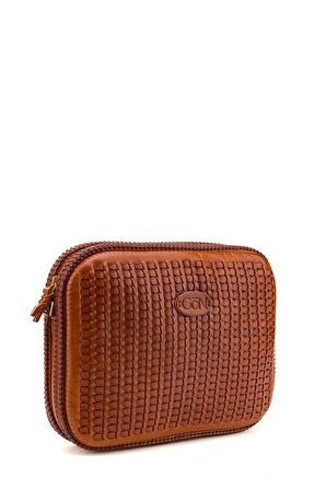 Gön  Taba Deri Kadın Çapraz Askılı Çanta 187 TOSU