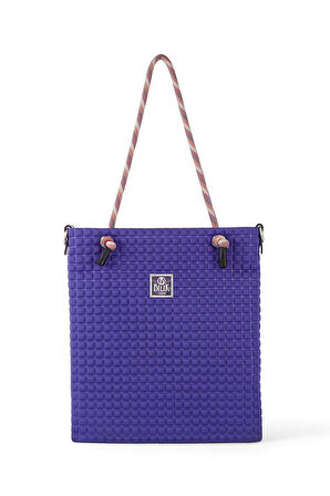 Bilik Deri Scuba Mor Kadın Omuz Çantası BARBIE