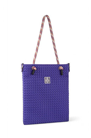 Bilik Deri Scuba Mor Kadın Omuz Çantası BARBIE