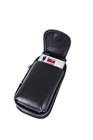 U.S. Polo Assn.  Siyah Unisex Telefon Çantası PLEVR21603