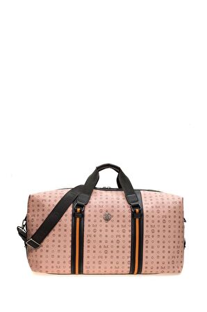 Bilik Deri Monogram Pembe Unisex Seyahat Çantası RH25 DUFFLE-MN