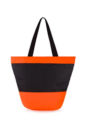 Bilik Deri  Turuncu Kadın Plaj Çantası Plaj-ZL