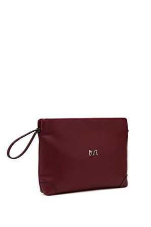 Bilik Deri  Bordo Rölax Kadın Portföy & Clutch Çanta MTŞ 30