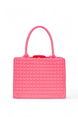 Bilik Deri Scuba Pembe Kadın El Çantası BLKF CUBA