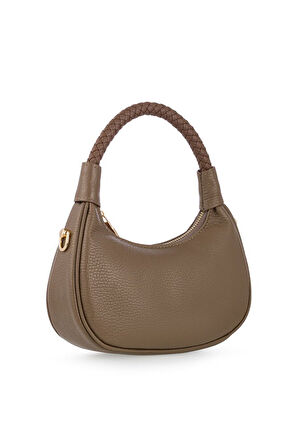 Bilik Deri Mini Toprak Kadın El Çantası BLM 7560-R