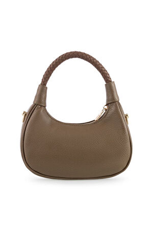 Bilik Deri Mini Toprak Kadın El Çantası BLM 7560-R