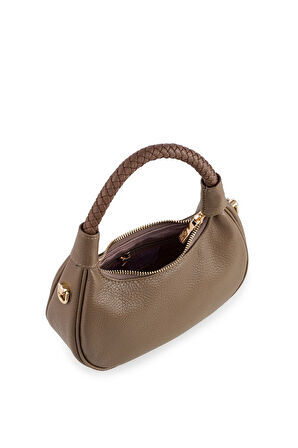 Bilik Deri Mini Toprak Kadın El Çantası BLM 7560-R