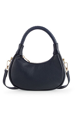 Bilik Deri Mini Lacivert Kadın El Çantası BLM 7560-R