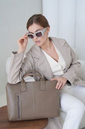 Bilik Deri Business Toprak Unisex Laptop & Evrak Çantası BLM09 2197