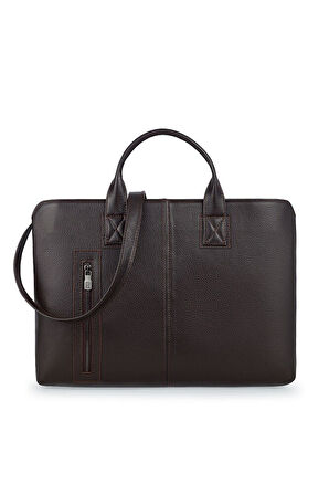 Bilik Deri Business Kahve Unisex Laptop & Evrak Çantası BLM09 2197