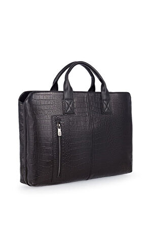 Bilik Deri Business Siyah  Unisex Laptop & Evrak Çantası BLM09 2197-KR