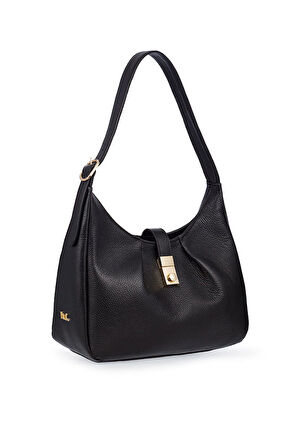 Bilik Deri Exclusive Siyah  Kadın Omuz Çantası BLM 7058-R