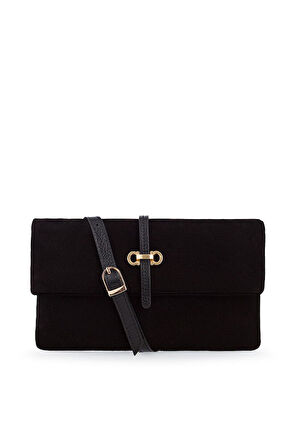 Bilik Deri Exclusive Siyah  Kadın Portföy & Clutch Çanta BLM P-02-SÜ
