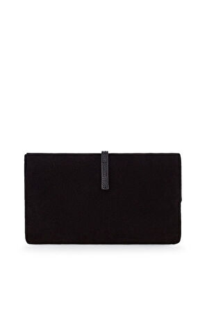 Bilik Deri Exclusive Siyah  Kadın Portföy & Clutch Çanta BLM P-02-SÜ