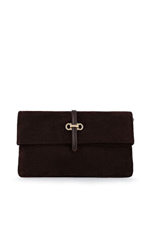 Bilik Deri Exclusive Kahve Kadın Portföy & Clutch Çanta BLM P-02-SÜ
