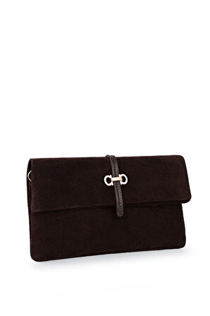 Bilik Deri Exclusive Kahve Kadın Portföy & Clutch Çanta BLM P-02-SÜ