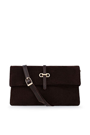 Bilik Deri Exclusive Kahve Kadın Portföy & Clutch Çanta BLM P-02-SÜ