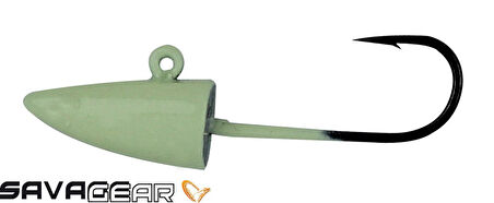 Savage gear LRF Micro sandeel jigghead 3g #8 4pcs Glow