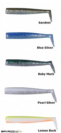 Savage gear LB Sandeel 12.5 cm (10 cm) Suni Yem Savage gear-Blue Silver
