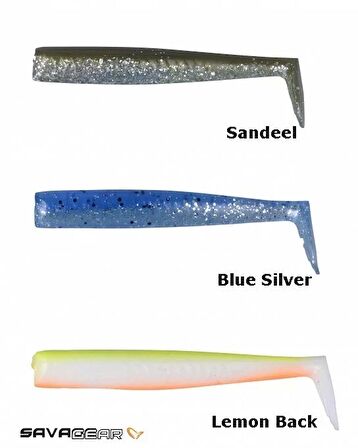 Savage gear LB Sandeel 20 cm (15 cm) Suni Yem Savage gear-Blue Silver