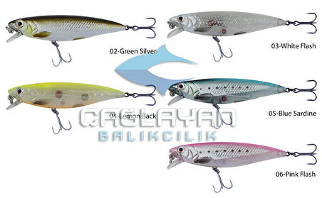 Savage gear 3D Twitch Minnow 6,6cm 5g Suni Yem 03-White Flash