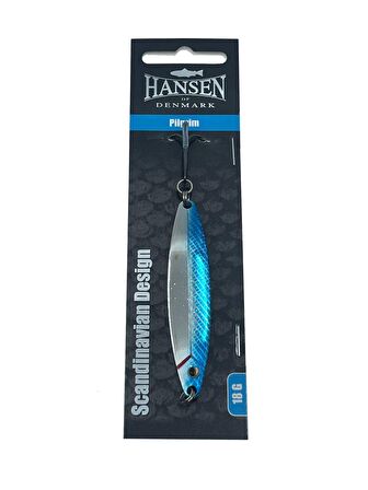 Hansen SD Pilgrim Lüfer Palamut Turna Kaşığı 18gr. 7,8cm. Silver Blue