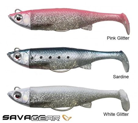 Savage gear 3D TPE Minnow 8cm 11g Suni Yem Savage gear-White Glitter