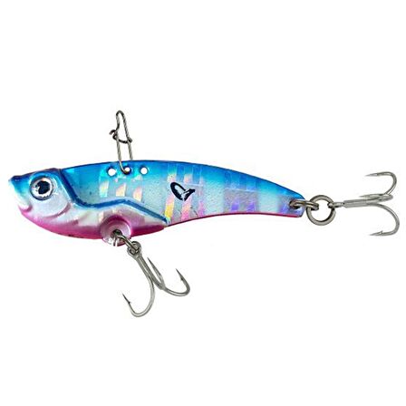 Savage Gear 3D Minnow VİB Blade 4.5Cm 8.5Gr Jig Yem Blue Pink Zebra