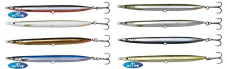 Savage gear Sandeel Pencil 125 mm 19 gr Suni Yem Savage gear-Black Silver