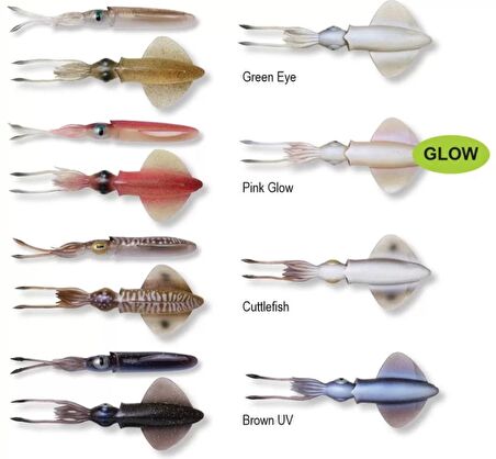 Savage gear Swim Squid 18cm 32g 2 Adet  Suni Yem Savage gear-Green Eye