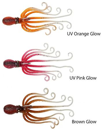 Savage gear Octobus 35g 10cm Suni Yem Savage gear-UV Orange Glow