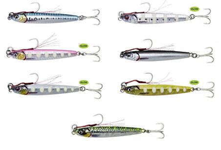 Savage gear 3D Jig Minnow 40 gr 9,3 cm Suni Yem Savage gear-Bone White Glow
