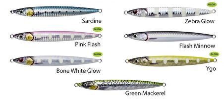 Savage gear 3D Slim Jig Minnow 80 gr 14 cm Suni Yem Savage gear-Bone White Glow