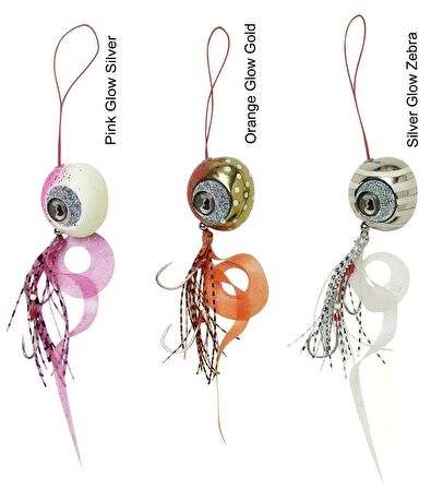 Savage gear Cuttle Eye 100 Gr Suni Yem Savage gear-Silver Glow Zebra